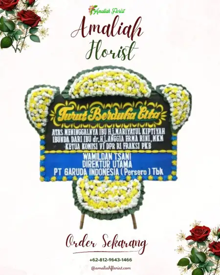 Papan Bunga Duka Karang Layung